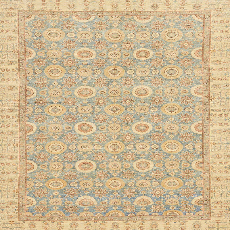 Tapis abstrait moderne 710, Carré 8 pi