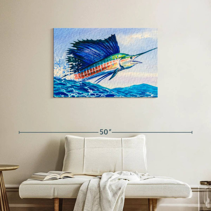 Brampt Sailfish, 24" H x 36" W