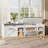 Wooden Entryway Bench With Flip Drawer