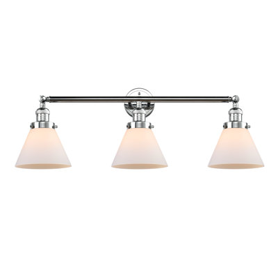 Éclairage pour meuble-lavabo de salle de bain 3 lumières Cone