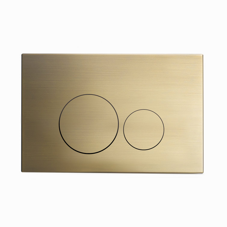 Swiss Madison Wall Mount Actuator Flush Push Button Plate In Chrome