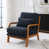 Black nubby Fabric