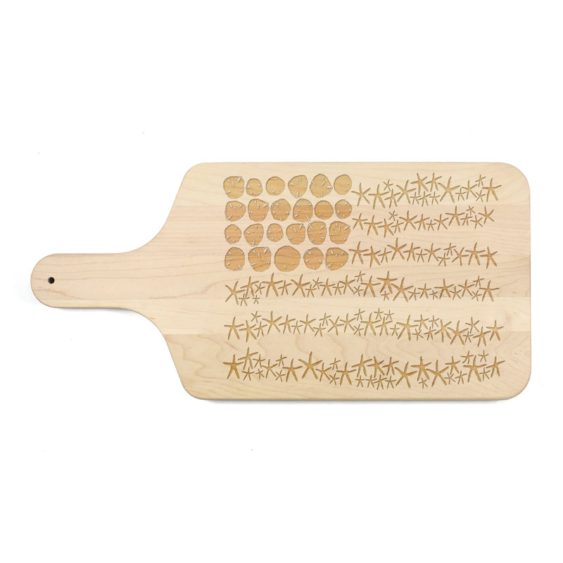 Planche à découper étoile de mer, Érable