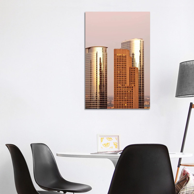 Downtown Skyline II, Houston, Texas 1 Piece Wrapped Canvas Wall Art, 101.6 cm H x 66.04 cm W x 3.175 cm D