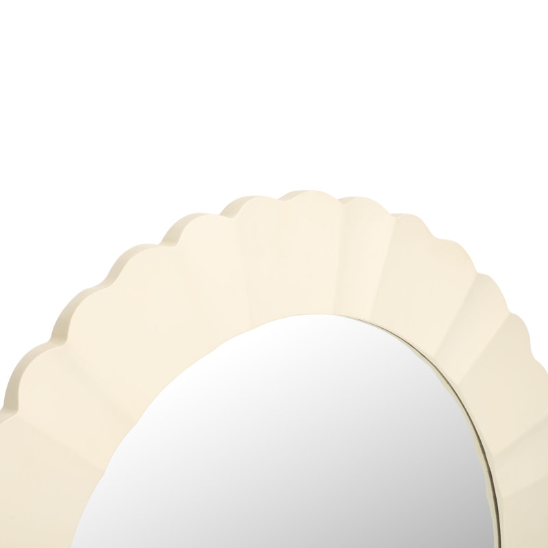 Miroir mural Whately, Blanc