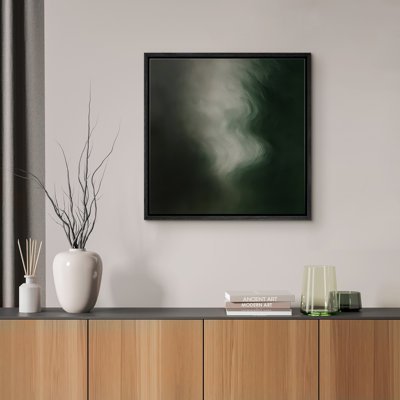 Reproduction d'art encadrée sur toile pour décor moderne neutre