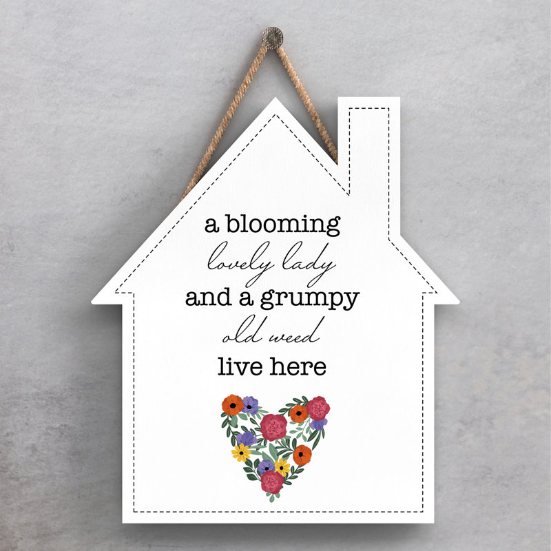 Text & Numbers Box Signs & Plaques, 18.5cm H x 16cm W x 0.9cm D