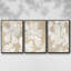 Ghost Petal I, ensemble de 3 toiles encadrées sur toile-97793016-97793015