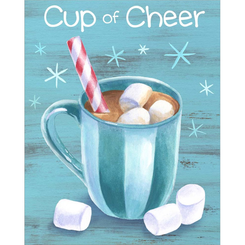 «Peppermint Cocoa I-Cup Of Cheer» par Kelsey Wilson, art mural encadré