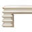 Stacked Solid Wood End Table-61746690