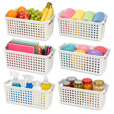 Shelf Organizer Plastic Basket