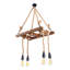Kaylee 4 - Light Brown Bulb Pendant