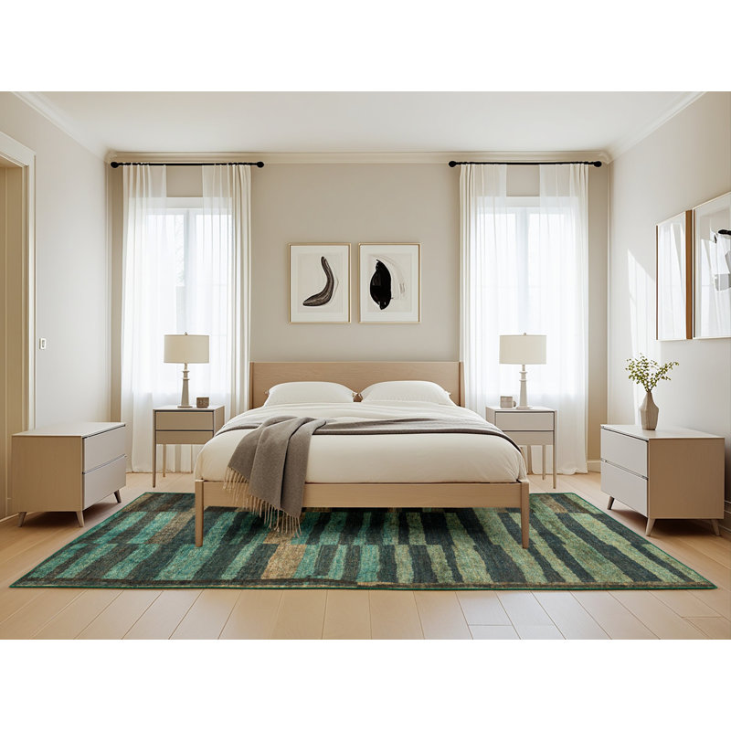Abstract Indoor Rug, Rectangle 5' x 8'