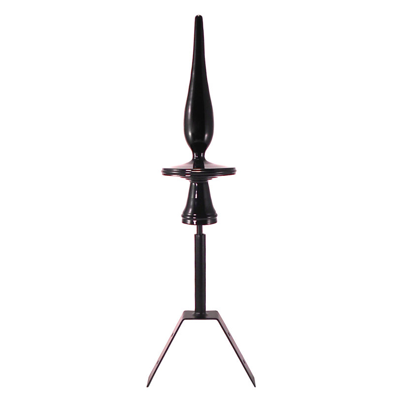 Fleuron de toit Gard Provence, Noir lustré, H 48 po x l 15,5 po x P 15,5 po