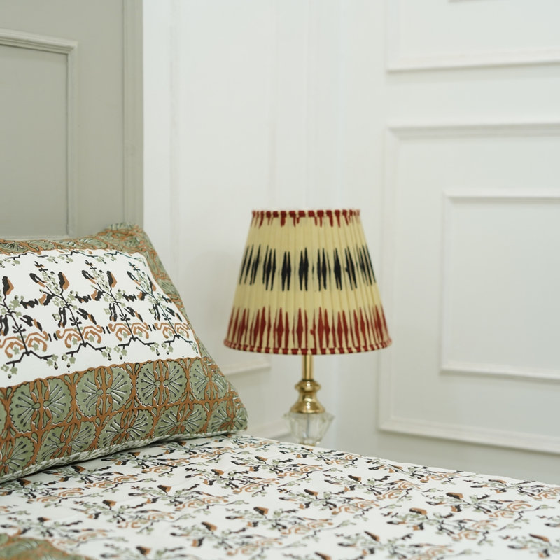 Ensemble de draps en coton Fab divine - Drap fait à la main avec housses de coussin assorties - literie de qualité