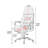 Black + Silver Hight adjustable Genuine Leather + Faux Leather + Aluminium Alloy Office Chair