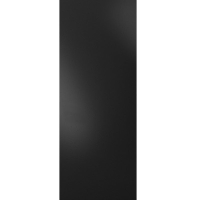 Dalle de porte standard en bois Planum, 32 po x 80 po, Noir mat