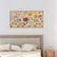 Grand art mural encadré sur toile Boho