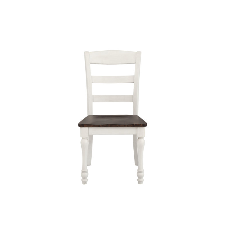 Chaise d'appoint en bois massif Bridgeview