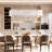 Alabaster Rectangular Chandelier L40 Inch(Dimmable Bulbs Include)