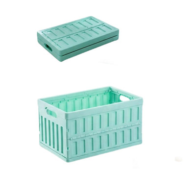Seau de rangement en acier inoxydable, caisse de rangement pliable en plastique, panier de rangement empilable, organisateur de bureau portatif pour divers articles ménagers