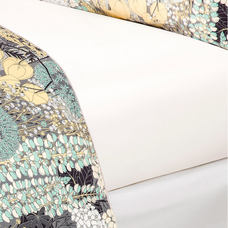 Adriana Sateen Flatweave Flat Sheet, Queen Flat Sheet