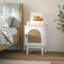 40cm W Manufactured Wood Bedside Table-1491645847