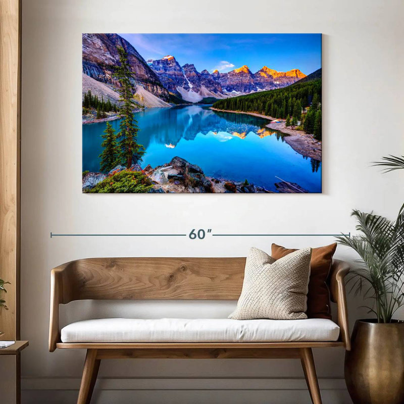 Alvord Amazing Moraine Lake, H 32 po x l 48 po