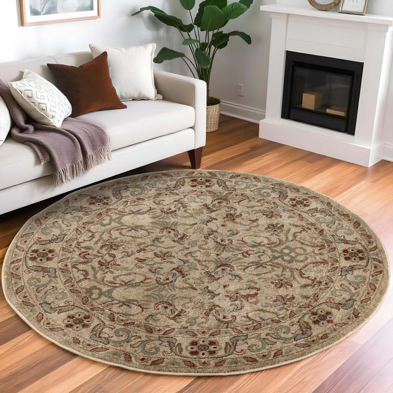 Tapis d'intérieur traditionnel Horrell, Rectangle 9 pi x 12 pi