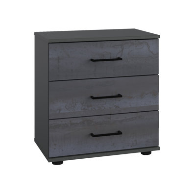 Arujan 52cm W Manufactured Wood Bedside Table