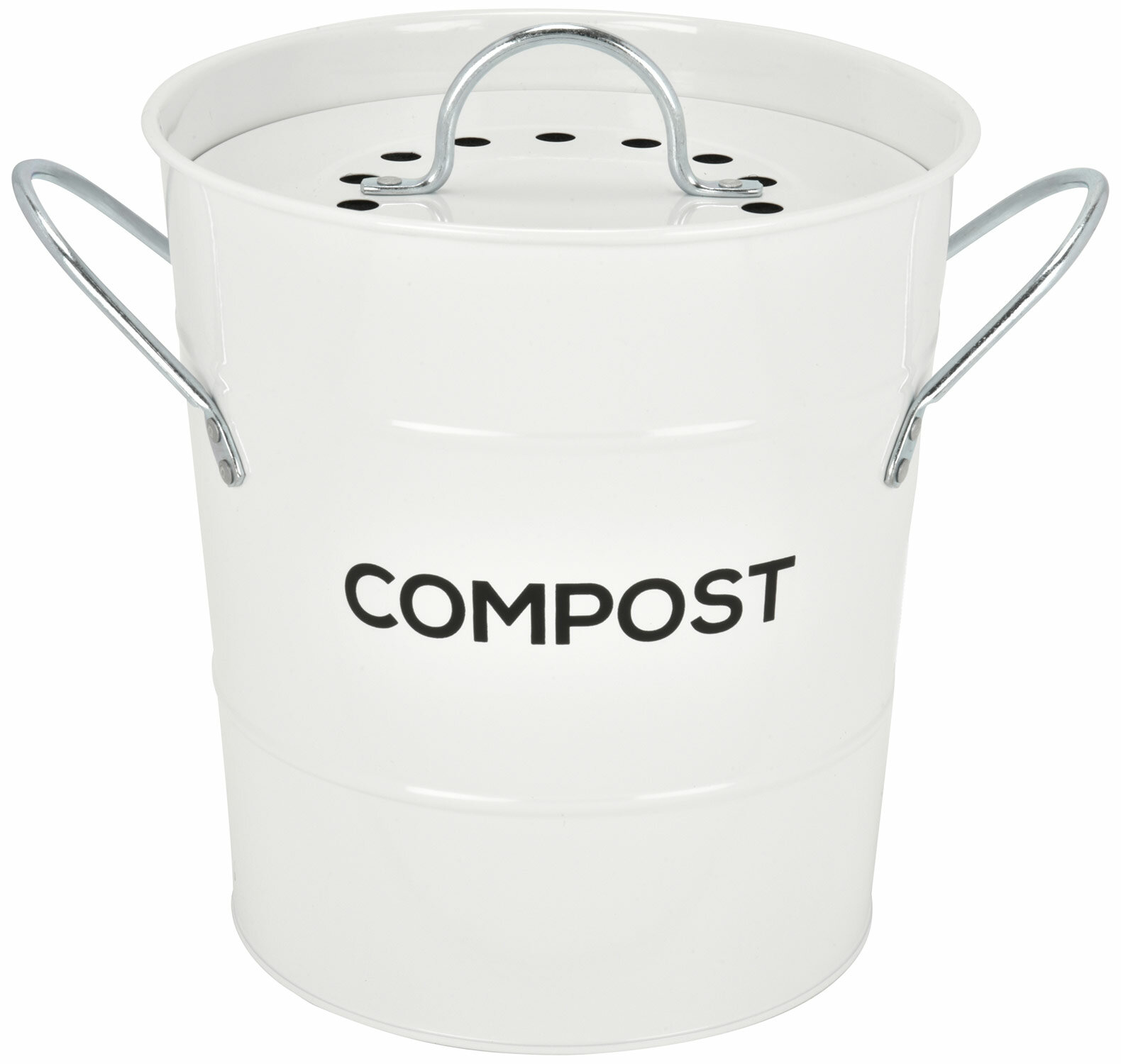 Oggi Stainless Steel Counter Composter with Charcoal Filter