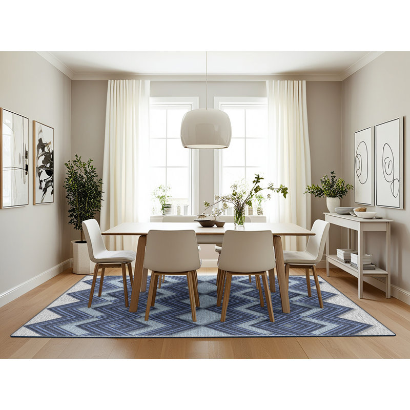 Sapienza Chevron Indoor Rug, Rectangle 7' x 10'