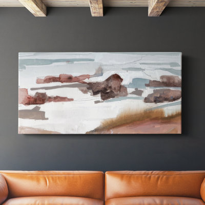 Coastal Calm Shores II - Toile tendue avec châssis - Prêt à accrocher