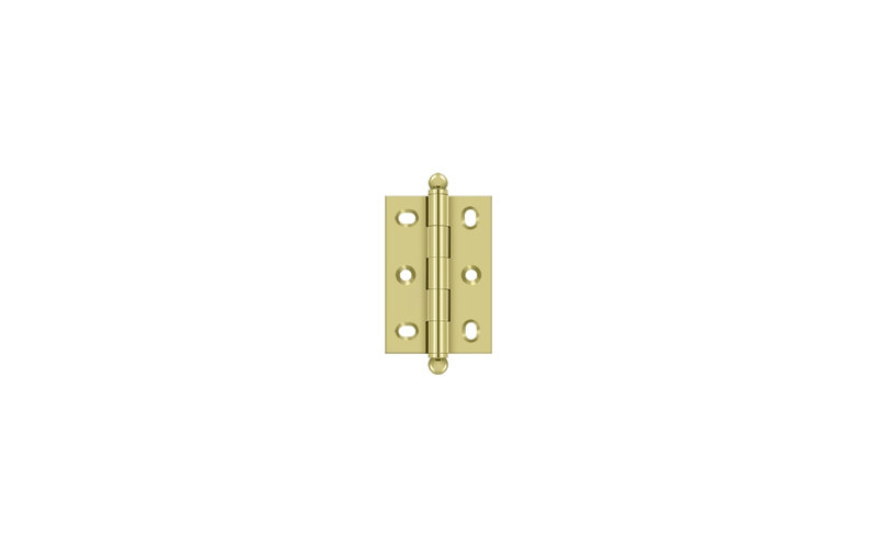 2.5'' x 1.75'' Butt Bearing Hinge, Polished Brass