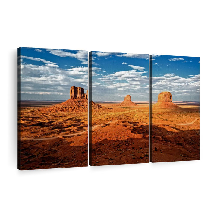 Nature "Monument Valley I", reproduction sur toile, H 24 po x l 38 po x P 1,25 po
