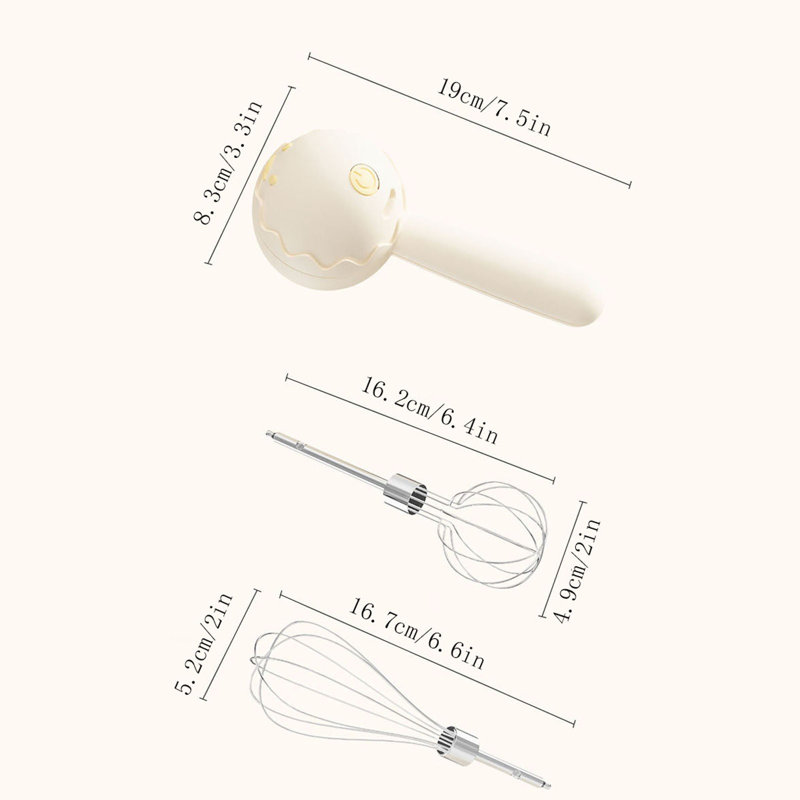 electric egg beater Egg Beater Home  Handheld Three Speed Settings