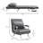 Folding Convertible Sofa Chair Chaise Lounge Couch_W2225P