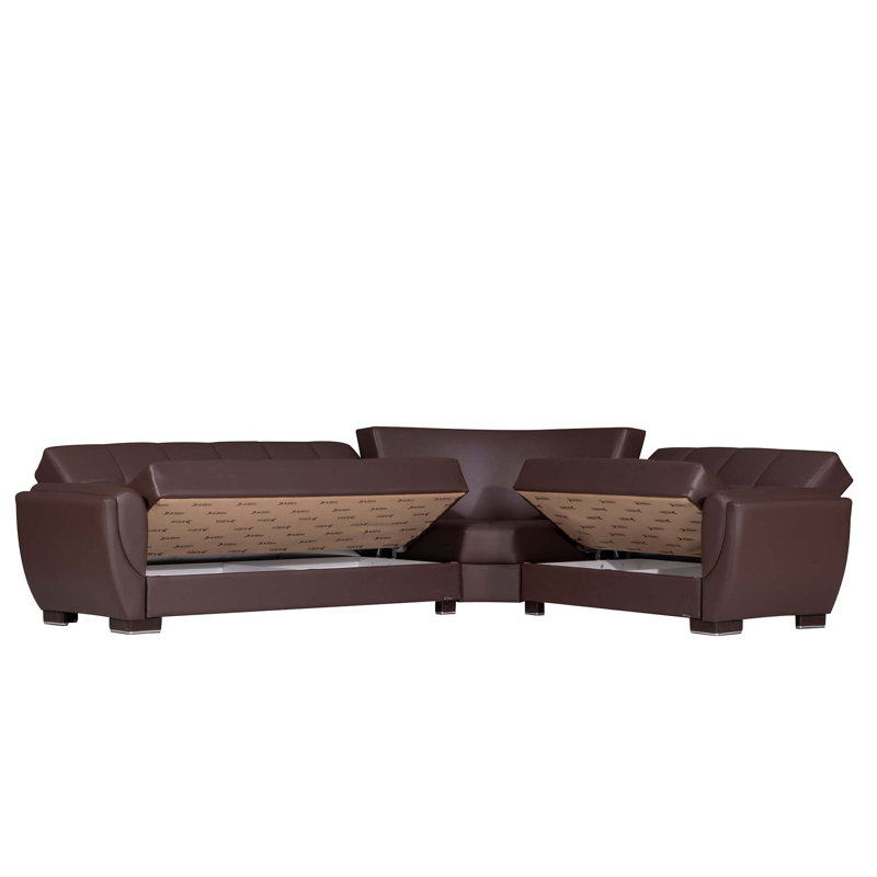Canapé modulaire rembourré avec rangement PrimeNest SkyHaven