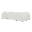 Canapés modulaires peu encombrants avec rangement, chenille de qualité supérieure, conception moderne pour le salon