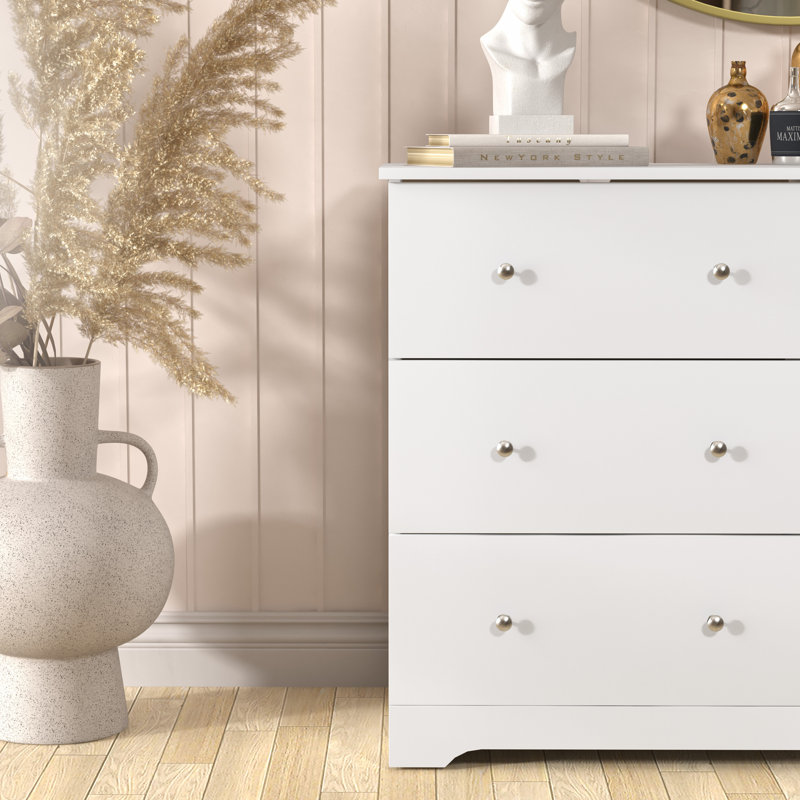 Blaklee 6 Drawer Dresser 47.24'' W, White