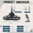 20" Outdoor Ceiling Fan With Light And Remote, Waterproof Caged Ceiling Fan, Dimmable Light For Patio, Bedroom And Kitchen, Black-2119489941