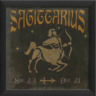 Sagittarius, impression encadrée Zodiac