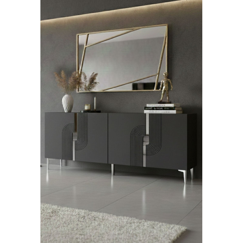 Console, Black/Silver