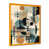 Impression dorée sur toile encadrée