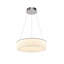 Lustre 1 lumière DEL chrome avec cristaux transparents-729572982-729572981