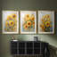FLORAL Series CDLV - reproduction sur mesure encadrée de qualité supérieure - 3 pièces-406935546-406935551