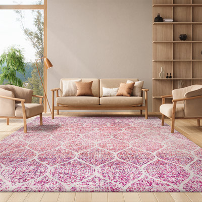 Tapis à motif géométrique Balcom Performance