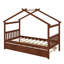 Lit en bois avec lit gigogne