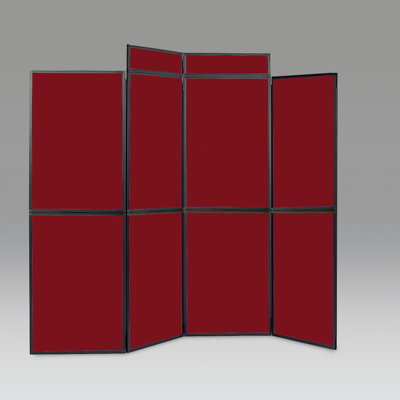 Busyfold Freestanding Fabric Reversible Extra Large (Over 240cm) Bulletin Board