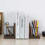 Modern Rustic Wood Non-Skid Bookends